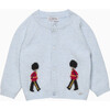 Baby Guardsman Cardigan, Pale Blue - Mixed Apparel Set - 1 - thumbnail