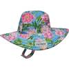 UPF 50+ Summer Splash Swim Hat, Peony Patch - Hats - 1 - thumbnail