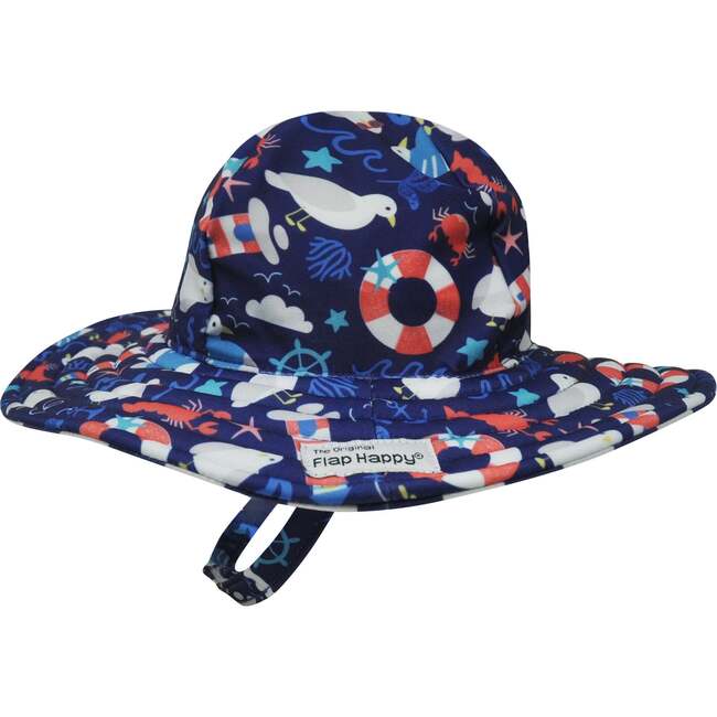 UPF 50+ Summer Splash Swim Hat, Seagull Shores