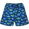 UPF 50+ Wesley Swim Trunks with Mesh Liner, Mako Reef - Shorts - 1 - thumbnail