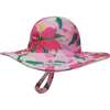 UPF 50+ Summer Splash Swim Hat, Hibiscus Dream - Hats - 1 - thumbnail