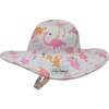 UPF 50+ Summer Splash Swim Hat, Flamingo Love - Hats - 1 - thumbnail