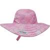 UPF 50+ Summer Splash Swim Hat, Pixie Scales Pink - Hats - 1 - thumbnail