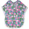 UPF 50+ Kaia Beach Swim Cover-Up, Peony Patch - Cover-Ups - 1 - thumbnail