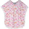 UPF 50+ Kaia Beach Swim Cover-Up, Flamingo Love - Cover-Ups - 1 - thumbnail