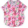 UPF 50+ Kaia Beach Swim Cover-Up, Hibiscus Dream - Cover-Ups - 1 - thumbnail