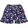 UPF 50+ Wesley Swim Trunks with Mesh Liner, Seagull Shores - Shorts - 1 - thumbnail