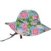 UPF 50+ Floppy Hat, Peony Patch - Hats - 1 - thumbnail