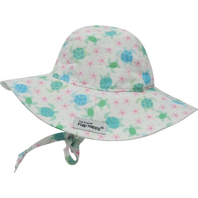 UPF 50+ Floppy Hat, Starry Sea Turtle