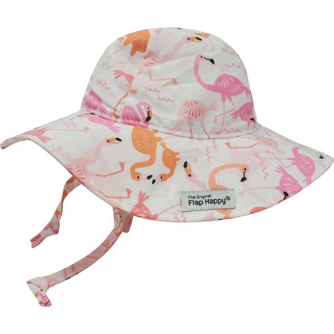 UPF 50+ Floppy Hat, Flamingo Love