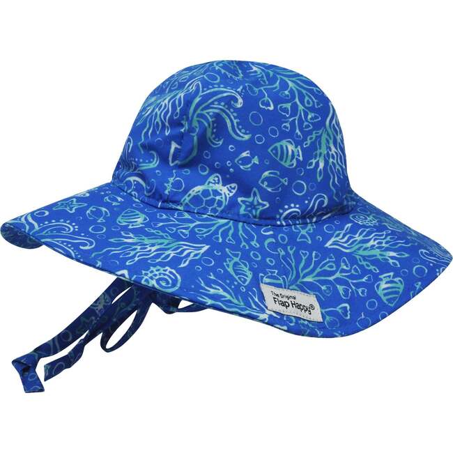 UPF 50+ Floppy Hat, Calypso Sea