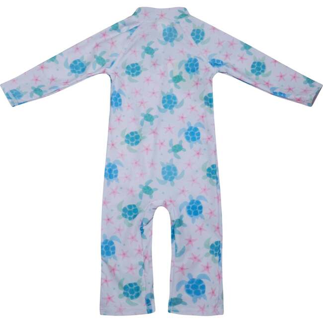 UPF 50+ Long Surf Swimsuit, Ankle Length, Starry Sea Turtle