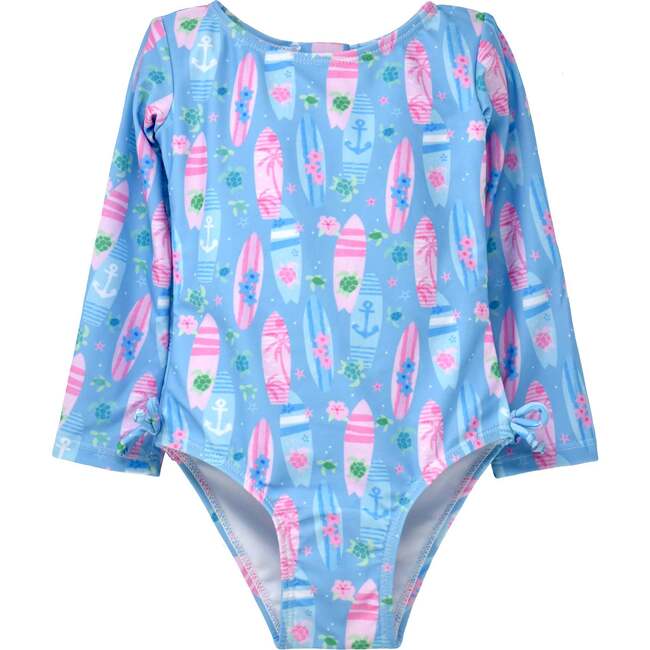 UPF 50+ Charlie L/S Rash Guard Swimsuit, Sweet Surfboards