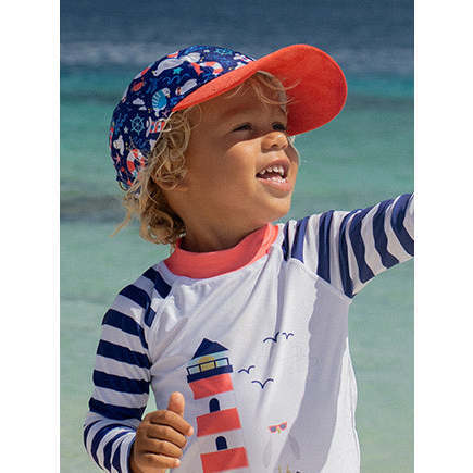 UPF 50+ Cam-Cam Cap, Seagull Shores