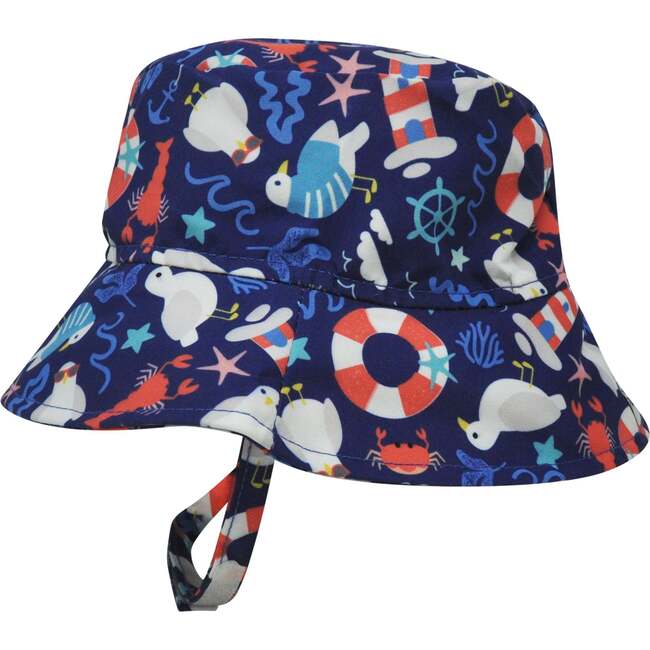 UPF 50+ Bucket Hat, Seagull Shore