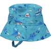 UPF 50+ Bucket Hat, Snorkeling Sharks - Sun Hats - 1 - thumbnail