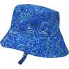 UPF 50+ Bucket Hat, Calypso Sea - Sun Hats - 1 - thumbnail