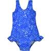 UPF 50+ Delaney Hip Ruffle Swimsuit, Calypso Sea - One Pieces - 1 - thumbnail