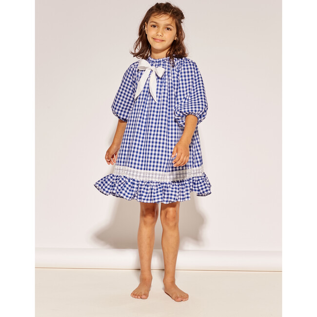Swept Off Your Feet Dress, Majorelle Gingham