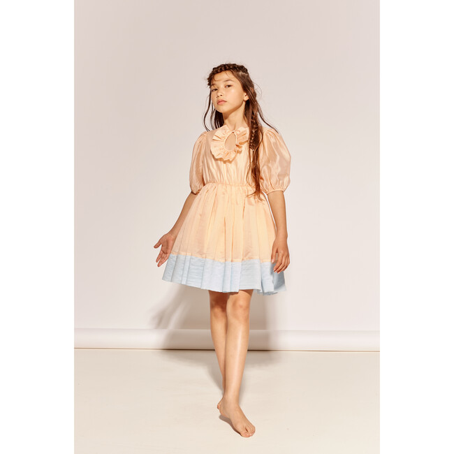 Drop Off The World Dress, Rosewater & Fountain Blue