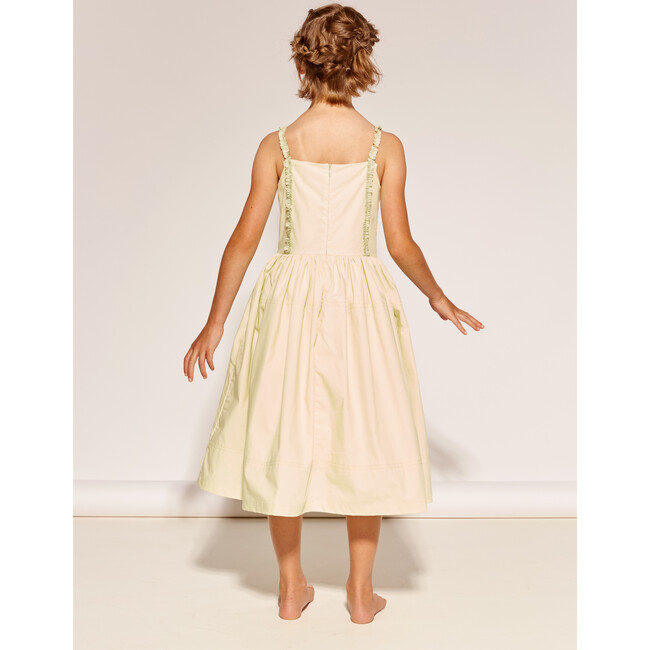 From A Long Line Dress, Pistachio - Dresses - 4