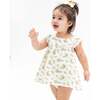 Sunshine Roses - Pinafore and High Waisted Bloomer - Dresses - 1 - thumbnail