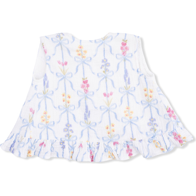 Ribbon Bouquets - Ruffle Back Top and Bloomer - Mixed Apparel Set - 4
