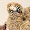 Oscar the Terrier, Brown / Scottish Print - Plush - 5