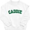 Caddie Sweatshirt, White - Sweatshirts - 1 - thumbnail