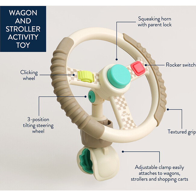 Bitzy Driver™, Tan Check - Developmental Toys - 5