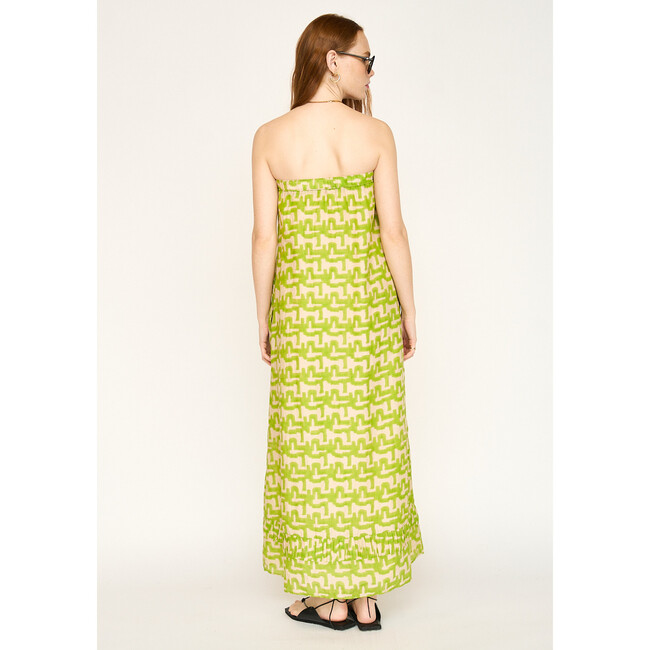 Bonaire Dress, Lime Popova - Dresses - 4