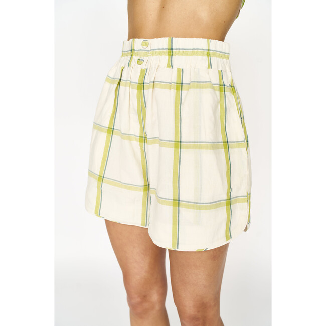 Track Short, Belize Plaid