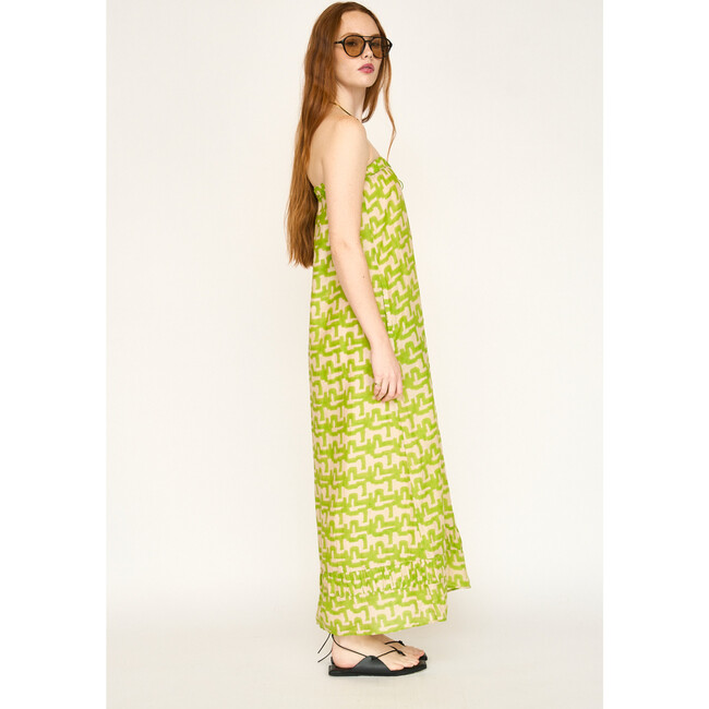 Bonaire Dress, Lime Popova - Dresses - 5