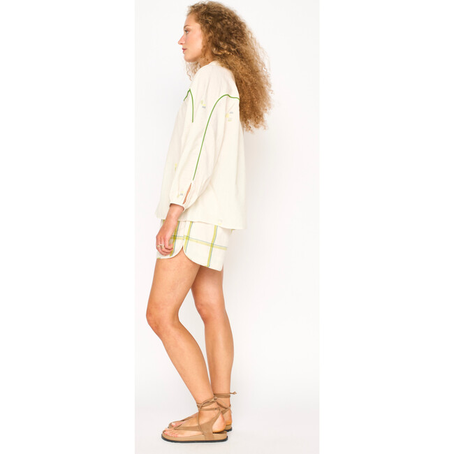 Midland Top, Lime Jamdani