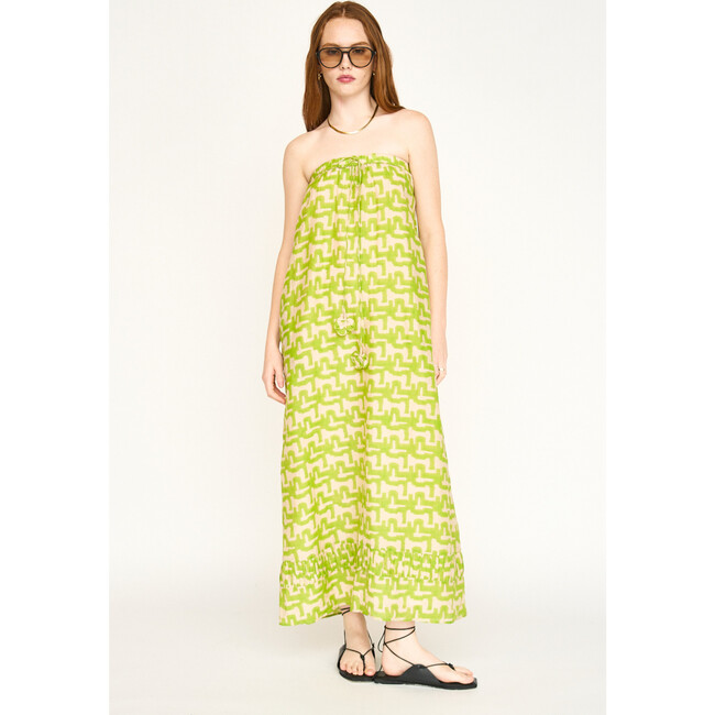 Bonaire Dress, Lime Popova - Dresses - 8