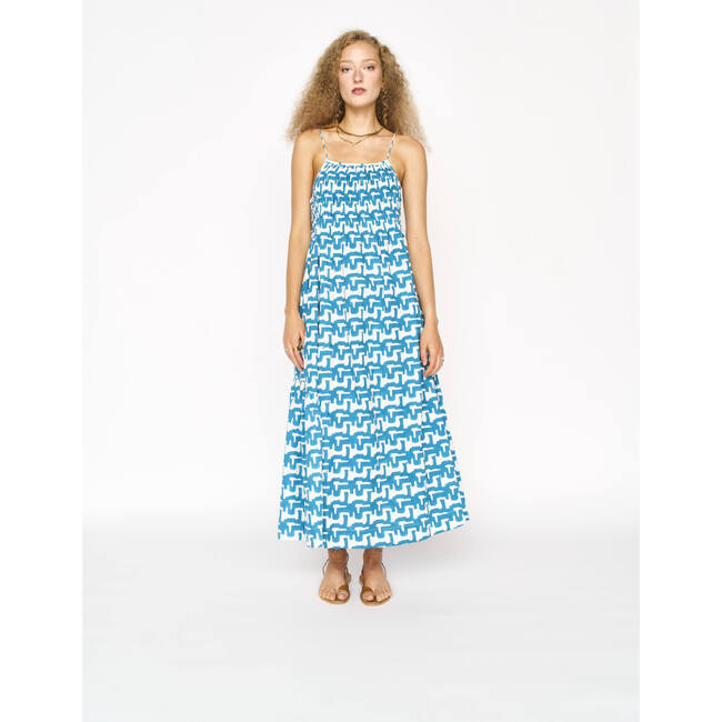 Janeiro Dress, Azure Popova