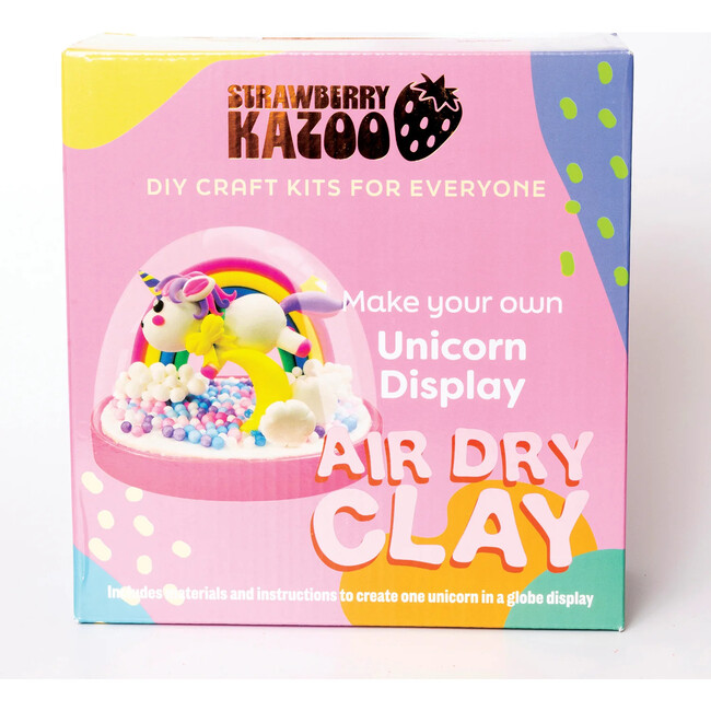 Strawberry Kazoo Unicorn Air Dry Clay Craft Kit