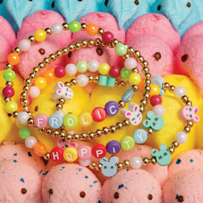 Easter Bunny Beads Multicolor DIY Letter Jar - Craft Kits - 3