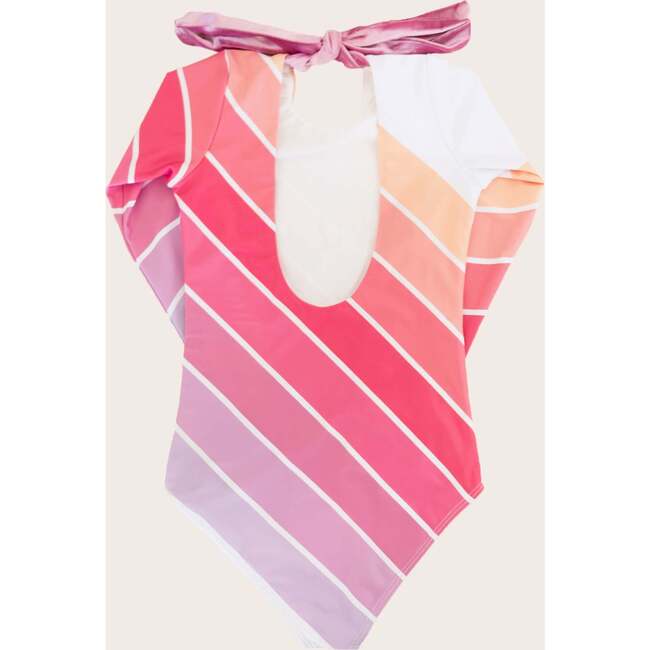 Pink Beach One Piece Long Sleeve