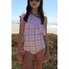 Sunkissed Plaid One Shoulder Ruffle - One Pieces - 3