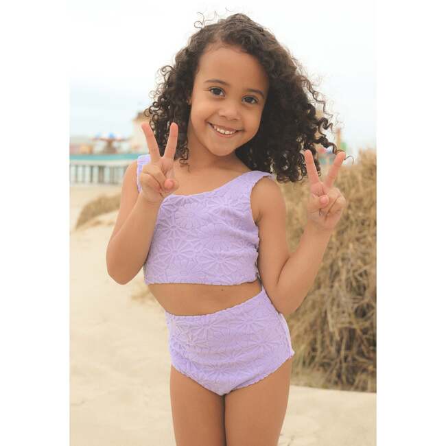 Terry Lavender Two Piece Tank - Two Pieces - 3