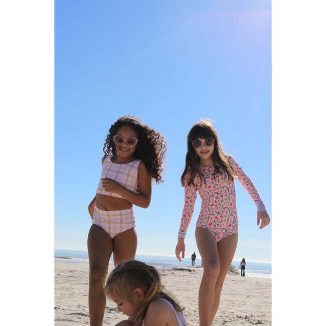 Sunkissed Plaid Two Piece Tank - Two Pieces - 3