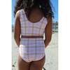 Sunkissed Plaid Two Piece Tank - Two Pieces - 4
