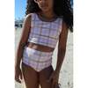 Sunkissed Plaid Two Piece Tank - Two Pieces - 5