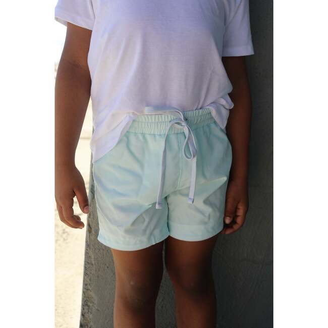 Coral Sea Blue Swim Shorts - Swim Trunks - 4