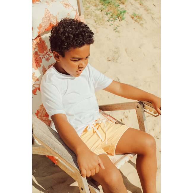 Beach Club Yellow Swim Shorts - Swim Trunks - 3