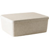 Sculpted Bin - XL with Lid, Stone - Storage - 1 - thumbnail