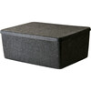 Sculpted Bin - XL with Lid, Carbon - Storage - 1 - thumbnail