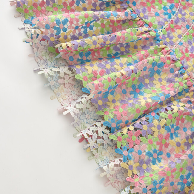 Giselle Embroidered Dress, Floral - Dresses - 4