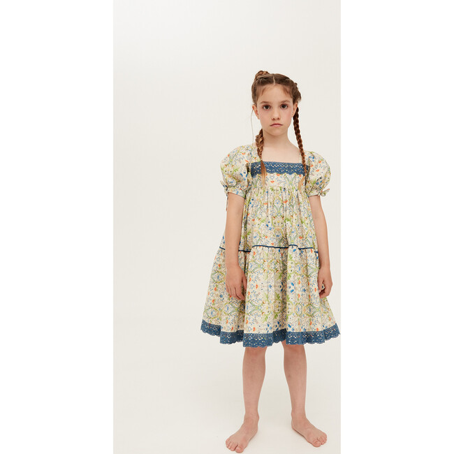 Know Full Well Lace Trim Dress, Arts & Crafts Floral - Dresses - 4